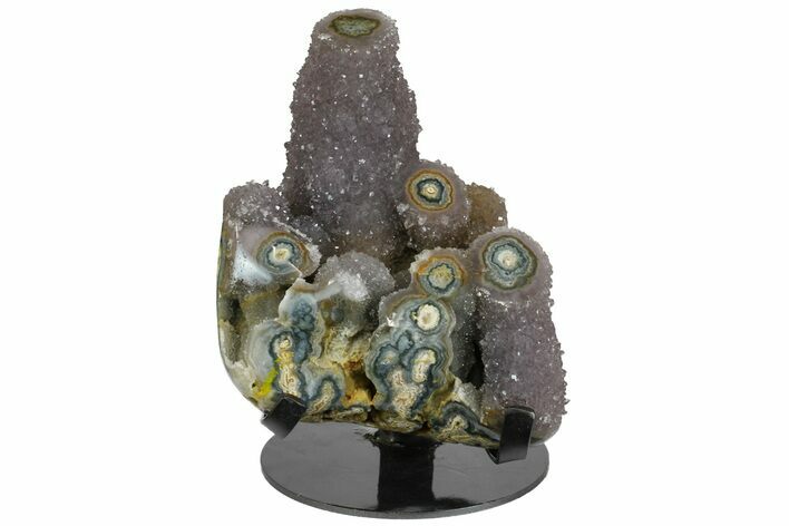 Quartz Stalactite Formation on Metal Stand - Uruguay #139836